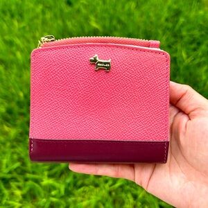 Radley London Hampstead Colourblock Wallet (Pink & Burgundy)
